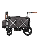 Keenz 7S+ Ultimate Adventure Stroller Wagon - 4 Passenger in Grey/Black