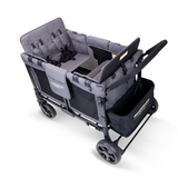 WonderFold Wagon W4 Quad Baby Stroller in Grey/Black
