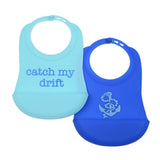 CB EAT By Chewbeads Baby 100% Silicone Bib (2-pack)