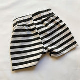 Blumenkind Shorts in Charcoal Stripe