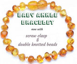 Healing Amber Baby Anklet/Bracelet - Polished Multi Color