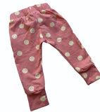 Blumenkind Joggers in Pink with Polka Dots