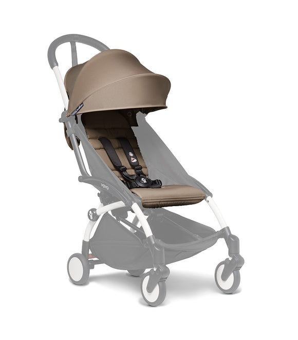 BABYZEN YOYO+ 6+ Color Pack - Canopy and Seat Fabric in Taupe