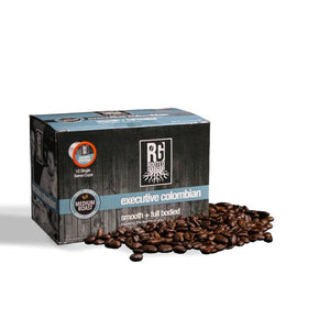 Rooted Grounds Coffee Co. K-Cup 12 pods Executive Colombian
