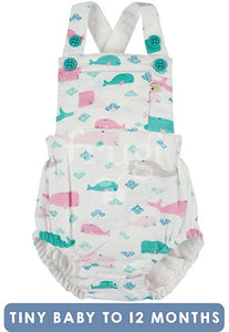Frugi - Mabel Muslin Dungaree Little Whale (My first Frugi)