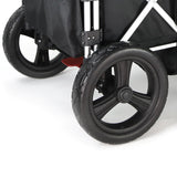 Keenz 7S+ Ultimate Adventure Stroller Wagon - 4 Passenger in Black/Grey