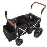 Keenz The Original 7S 2.0 - Ultimate Adventure Stroller Wagon - 2 Passenger in Black/Grey