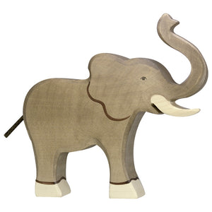 Holztiger Elephant trunk raised