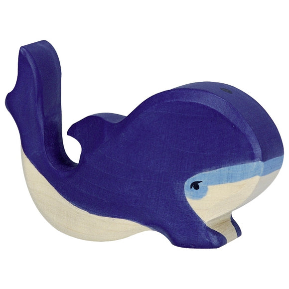 Holztiger Blue Whale small