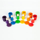 Grapat Nins Cups & Coins Rainbow Stack and Sort Game