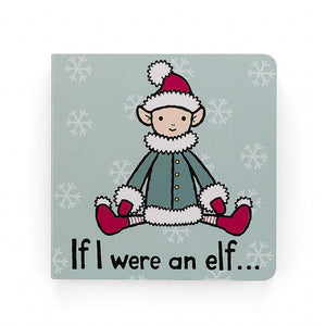 JellyCat If I Were an Elf Board Book