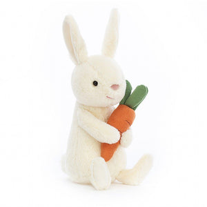 JellyCat Bobbi Bunny with Carrot