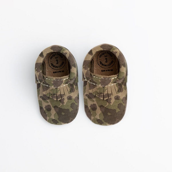 Freshly picked camo moccasins on sale