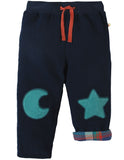 Frugi - Little Cord Patch Trouser Navy/Moon & Star (AW18)