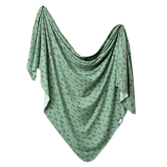 Copper Pearl Knit Swaddle Blanket - Poe