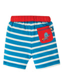 Frugi - Little Stripey Shorts in Motosu Blue Stripe (SS20)