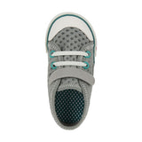 See Kai Run - Water Friendly Mesh Saylor Gray Teal Sneaker