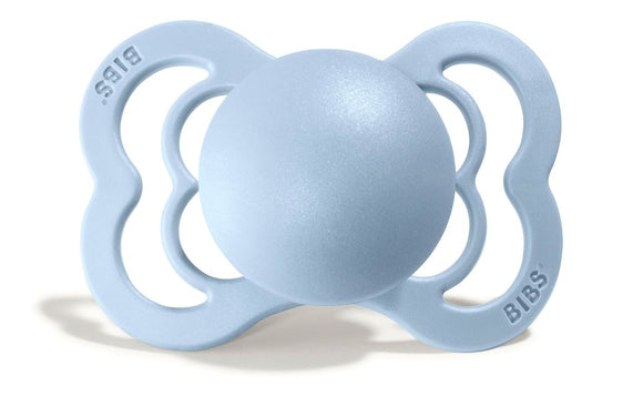 BIBS Pacifier Supreme Silicone 1 pack in Baby Blue