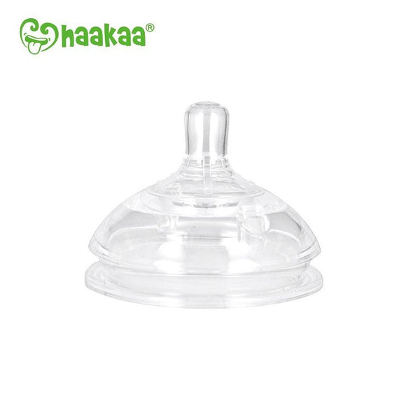 Haakaa - Gen 3 Silicone Bottle Anti-Colic Nipple 2pk (medium 3-6 months)