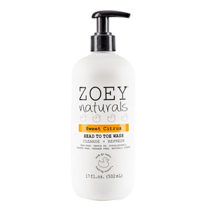 Zoey Naturals Sweet Citrus Head to Toe Wash