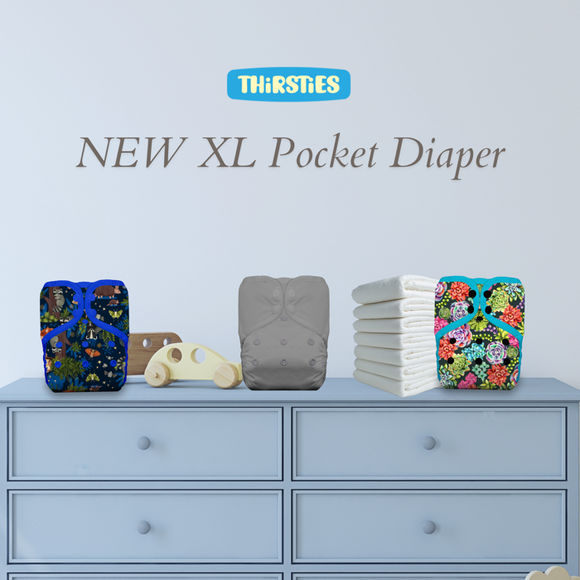 Thirsties XL Snap Pocket Diaper