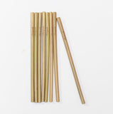 Mariposah Bamboo reusable Straws 8-pack