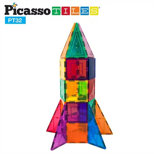 Picasso Tiles 32 Rocket Set