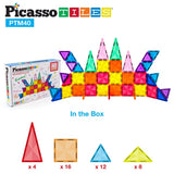 Picasso Tiles Mini Diamond 40 piece Building Block Tiles