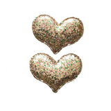 Baby Bling Heart Clip 2-pack