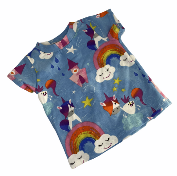 Blumenkind Shirt in Unicorn Rainbow