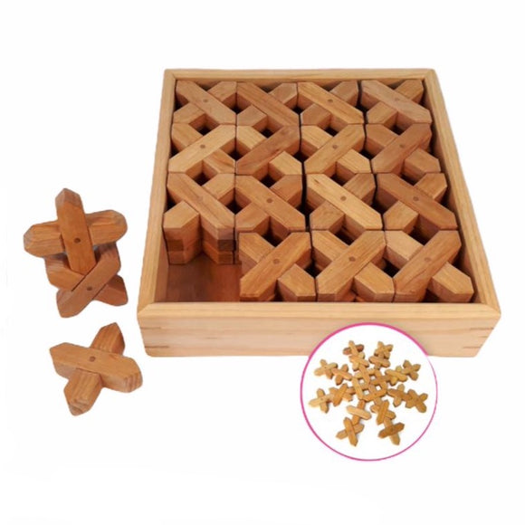 Bauspiel X-Bricks 48 pieces with Tray