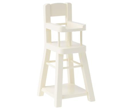 Maileg High Chair, Micro - White
