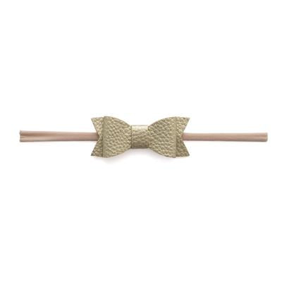 Baby Bling - Leather Bow Tie Skinny