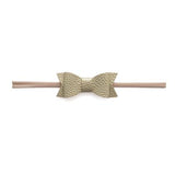 Baby Bling - Leather Bow Tie Skinny