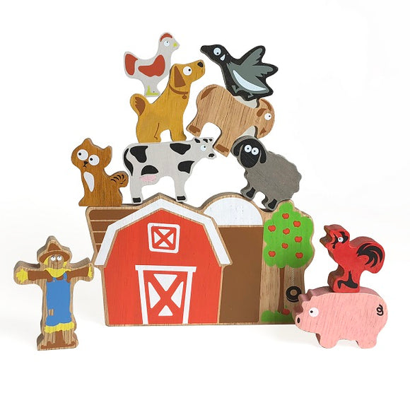 Begin Again Toys Balance Barn - Family Game and Playset