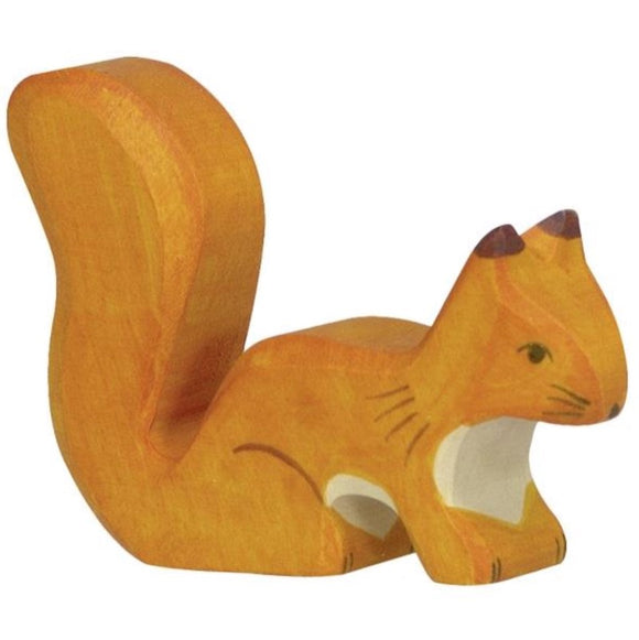 Holztiger Squirrel, standing, orange